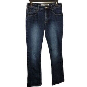 Express Vintage Jean Precision Fit Stretch Fit And Flare Mid Rise Size 7/8